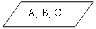 -: :  A, B, C