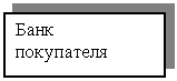 Подпись: Банк покупателя